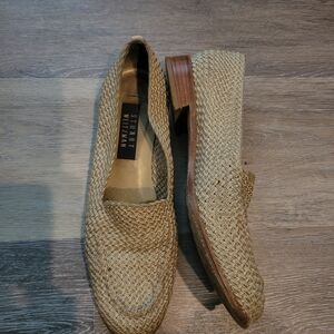 Stuart Weitzman Women's Tan Loafers 8-8.5